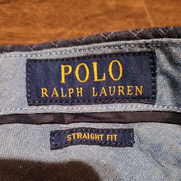 Men's Polo Ralph Lauren Blue Patterned Shorts - Picture 2 of 5